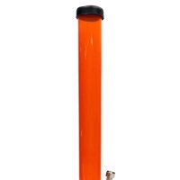 Herb  Saber  Slim  Acrylic  Straight  Pipe  Bong